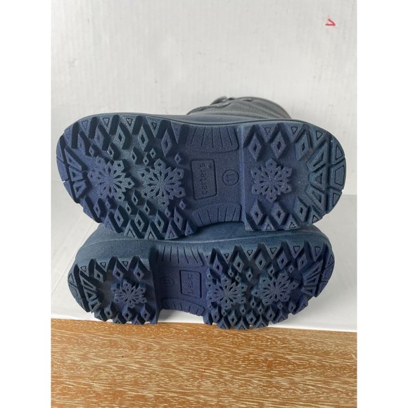 CARTER'S Deltha toddler snow boots, grey/blue, size 11M - Picture 8 of 8